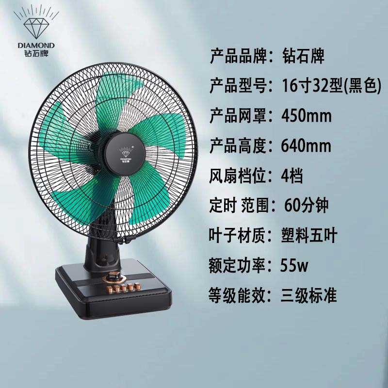 16 นิ้ว 32 ชนิด สีดำ / 16นิ้ว