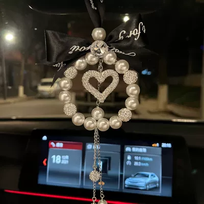 Internet Celebrity Goddess Car Pendant Car hanging - bead-pendant-love