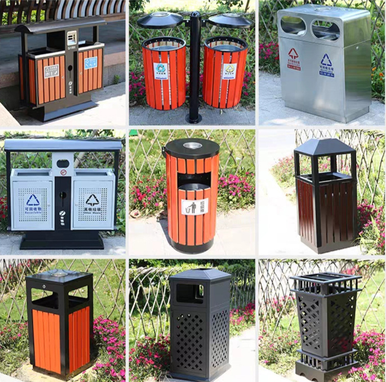 昆明果皮箱分类垃圾桶塑木垃圾桶室外垃圾桶街道垃圾桶厂商大理