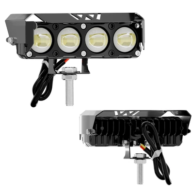 Headlight Modification Four-Eye Auxiliary | Motorcycle headlights, headlights
