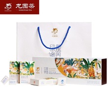 云南普洱茶龙园号茶叶2021年新版龙园印象生礼盒便携式小茶砖360g