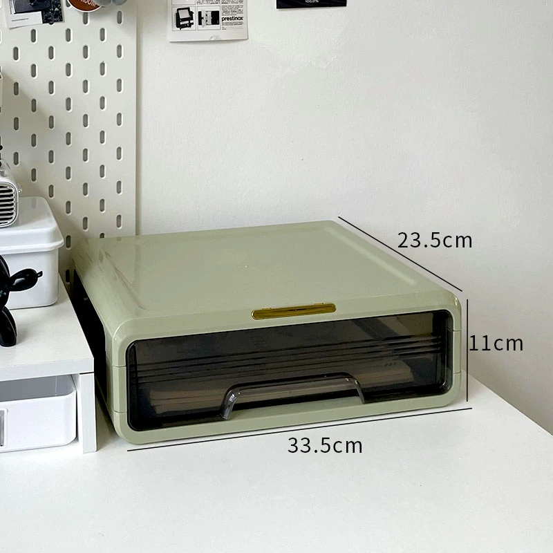Cosmetic table storage box, dressing table for skin care