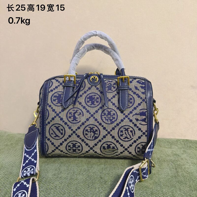 TB's new vintage handbag Boston pillow bag and barrel bag are fashionable and versatile, suitable for women to wear as a shoulder or crossbody bag