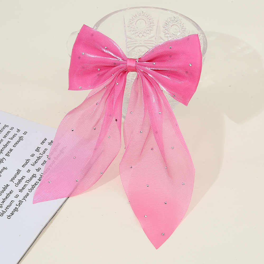 Pequeño viento fragante, gran sauce, punto de plata, cola de golondrina, lazo, accesorios de joyería de bricolaje hechos a mano, accesorios para el cabello de pinza de gasa