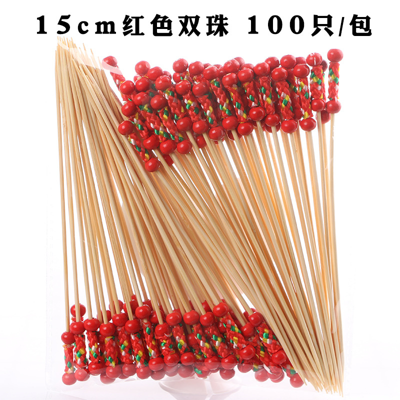 Fruit stick desechable flor stick