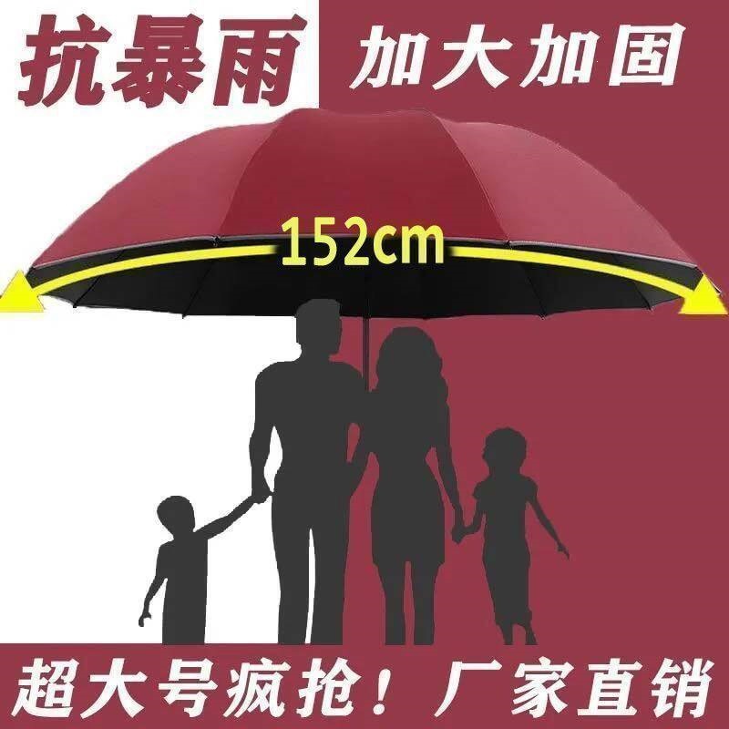 152cm twelve-rib lightweight fishing umbrella, suitable for both sunny and rainy weather, unisex, and can be used as a business or gardening accessory