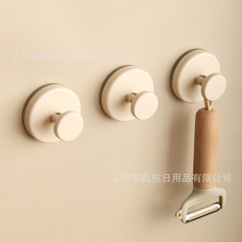 Suction cup dopamine hook, no-drill wall-mounted colorful storage single hook for bathroom, kitchen, behind the door, or on the door handle Suction cup dopamine hook, no-drill wall-mounted colorful storage single hook for bathroom, kitchen, behind the door, or on the door handle