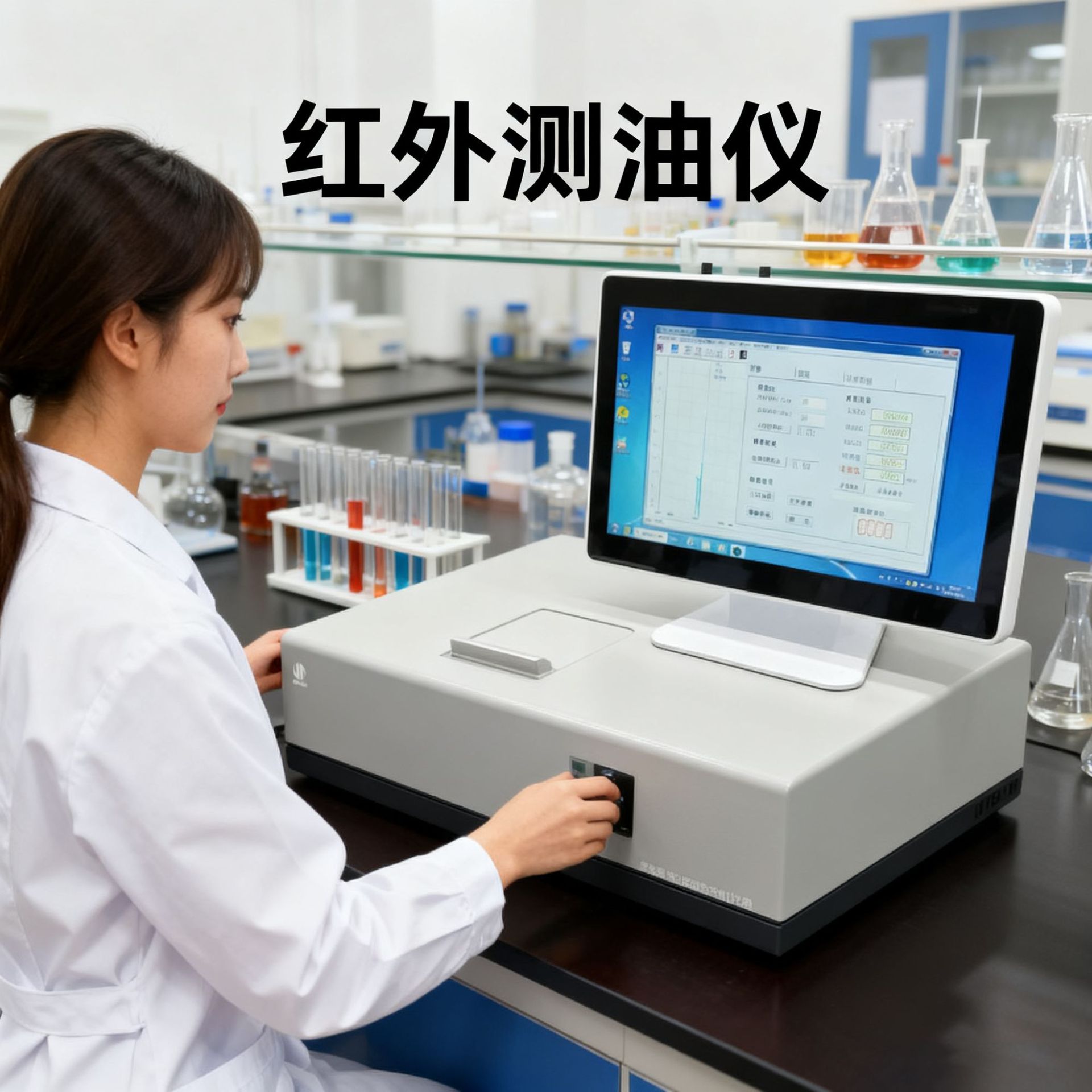 全自动红外分光测油仪水中油份浓度测定仪实验室台式分析