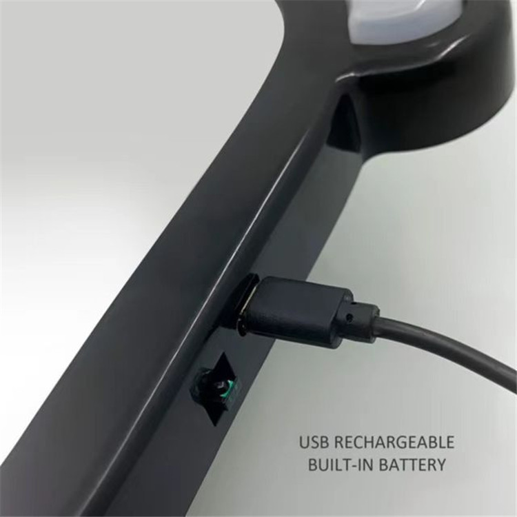 In-car baby rearview mirror car child car seat 360 ° rotating LED reflective auxiliary observation mirror