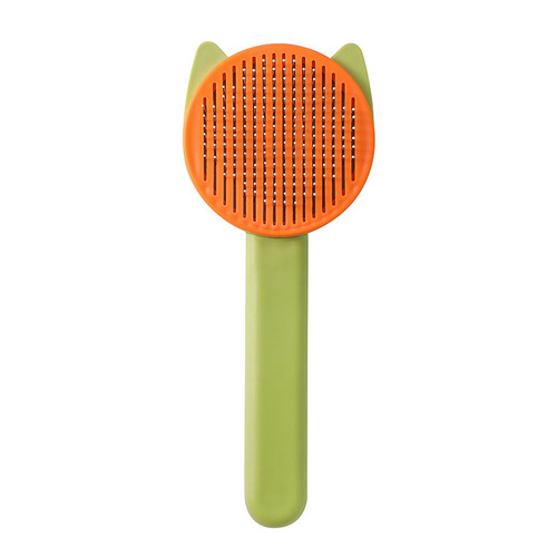 Yiwu factory pet comb massage hair removal comb cat self-cleaning needle comb dog grooming hair removal comb supplies
