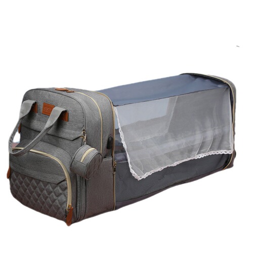 Amazon Baby Pack Baby Cot Travel Multifunctional Backpack Large Capacity Mother and Baby Backpack Breastfeeding Bag
