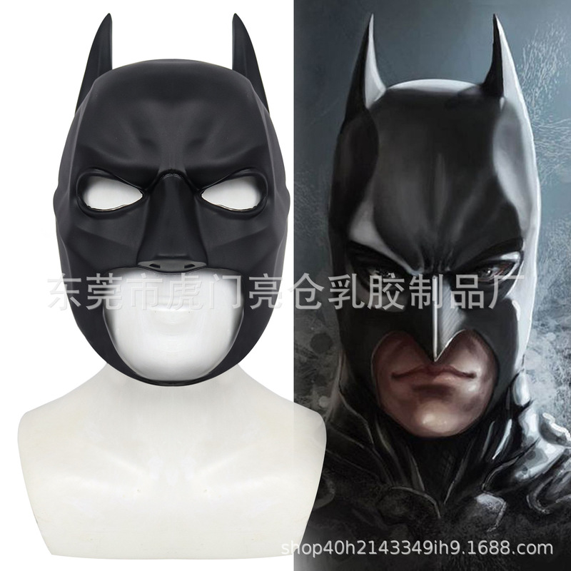 2022 New Batfu Man Latex Mask Headgear New Batfeller Mask Headgear Dc Movie Peripheral Cos