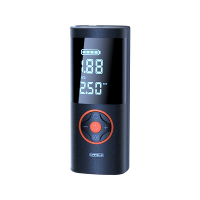 Car on the line of fire: Pump Portable Tire Inflator for
