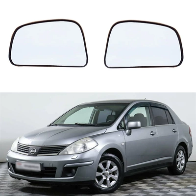 04-12 Nissan Tiida üçün qızdırılan sol və sağ arxa görüntü güzgüləri