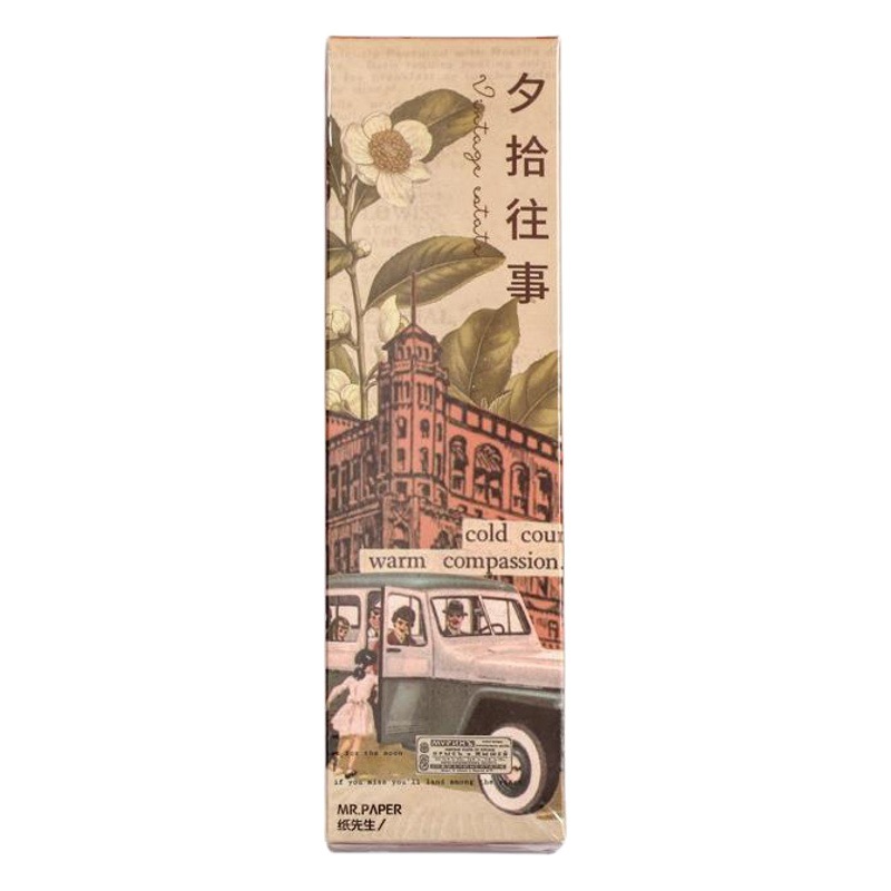 Marcador de papel clásico Antiguo Testamento serie retro creativo papel mensaje marcador función tarjeta 30 unidades