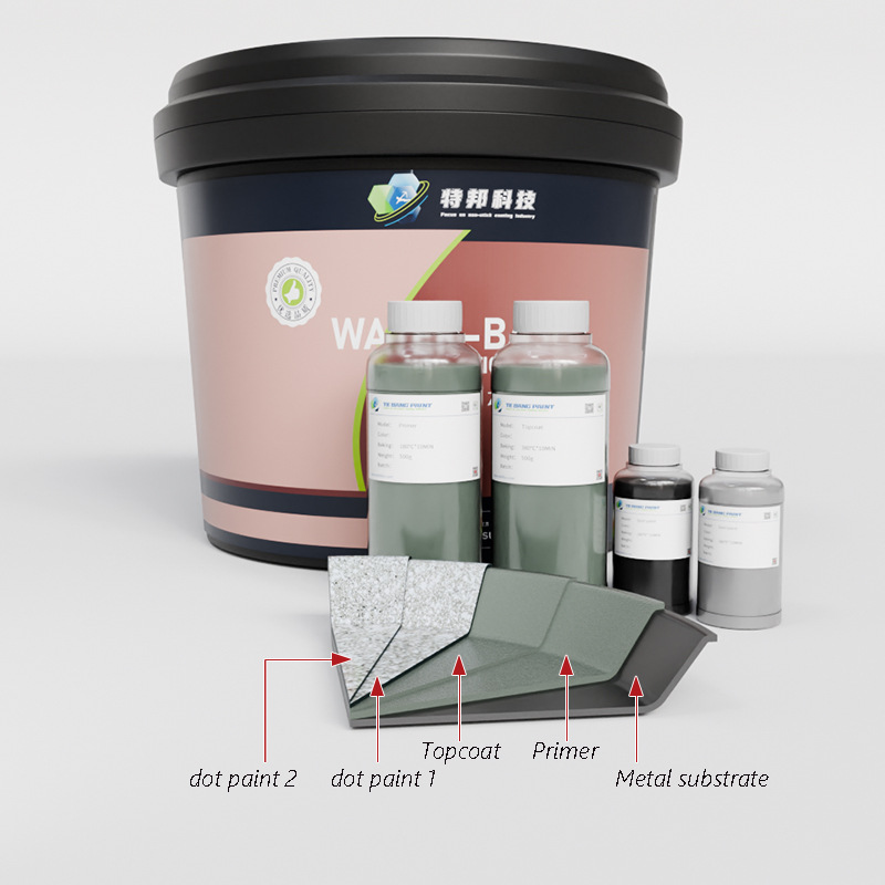 灰色水性特氟龙涂料耐高温更强耐磨不粘涂料易清洁防腐蚀粗糙表面