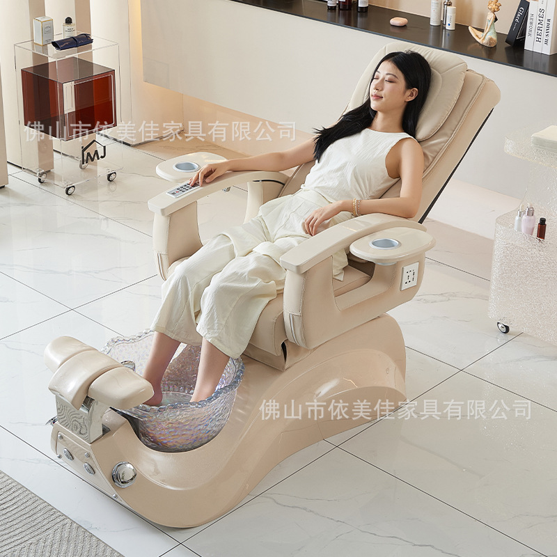 Sofá de baño de pies de masaje eléctrico cejas de tatuaje de belleza de pies sillón de reclinación especial sofá de spa belleza eléctrica