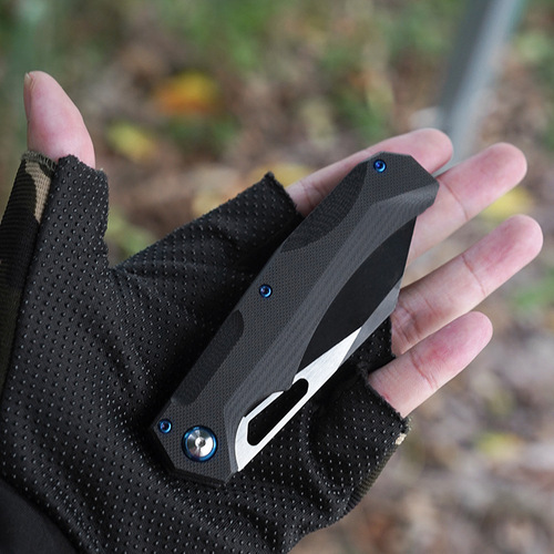 Cross-border multi-functional D2 knife folding knife portable stainless steel knife fruit knife outdoor tool high hardness small knife