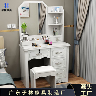 Bedroom Modern Small Apartment European Style Popular Dressing Table Super Bedside Table Makeup Table Bedroom Dressing Table Other Nordic Style