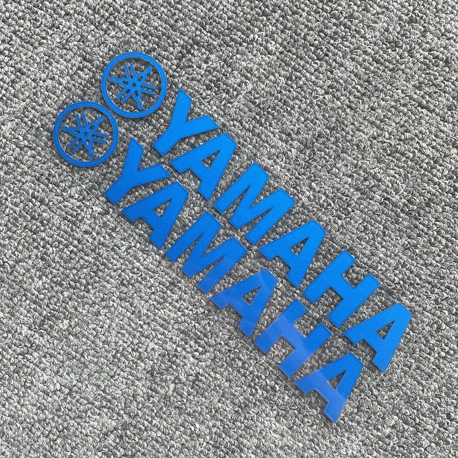 ヤマハのステッカーのオートバイの反射ステッカーのヤマハの車の標識の福穎125はレーザーのまぶしい夜光のステッカーを改造します。