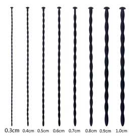 硅胶拉珠尿道棒男用尿道堵马眼插棒尿道扩张同志情趣成人玩具代发