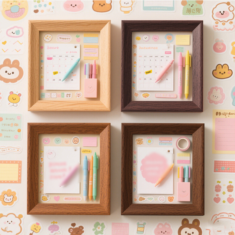 Casual Korean Sticker Photo Frame, Beautiful and Creative Wooden Picture Frame, Factory Direct Sales, Home Handmade Ornaments, Framed Decoration Casual Korean Sticker Photo Frame, Beautiful and Creative Wooden Picture Frame, Factory Direct Sales, Home Handmade Ornaments, Framed Decoration