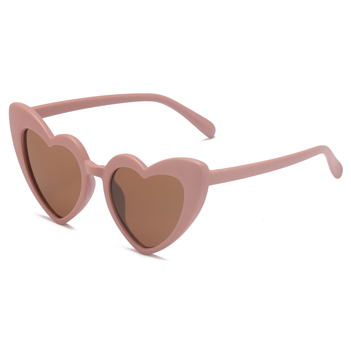6181 dibujos animados irregular niños y niñas melocotón corazón gafas de sol de moda europea y americana nueva en forma de corazón