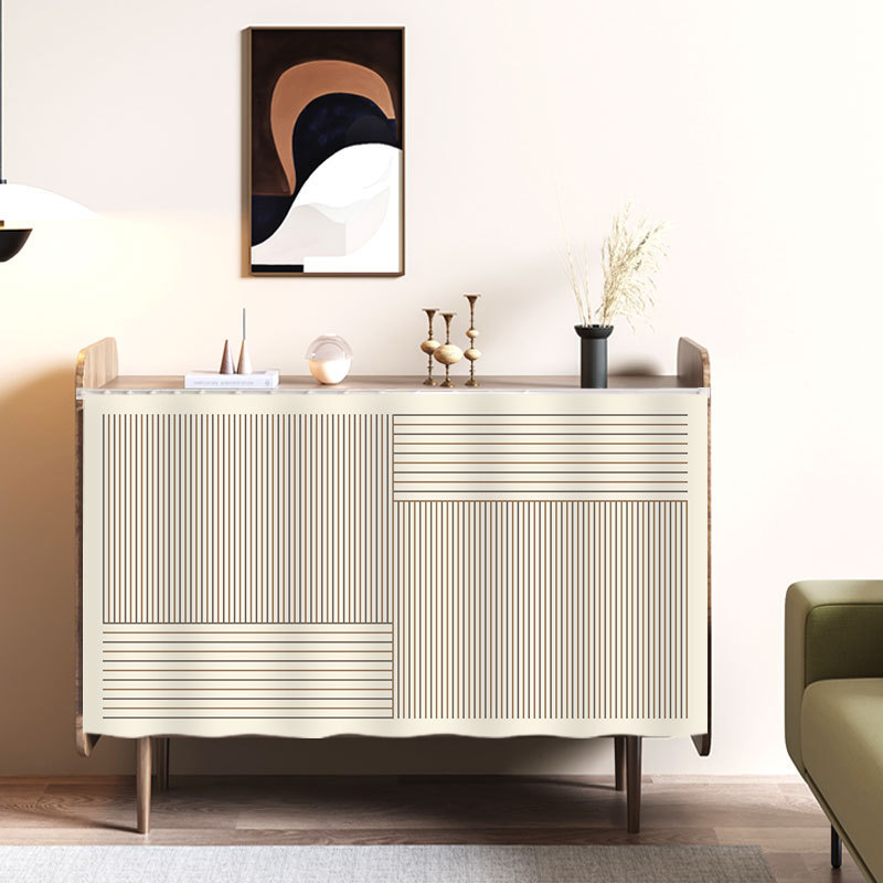 No-Drill Cabinet Cover Curtain for Kitchen Cabinets, Sliding Door Curtain, Shoe Rack Dustproof Curtain, Self-Adhesive