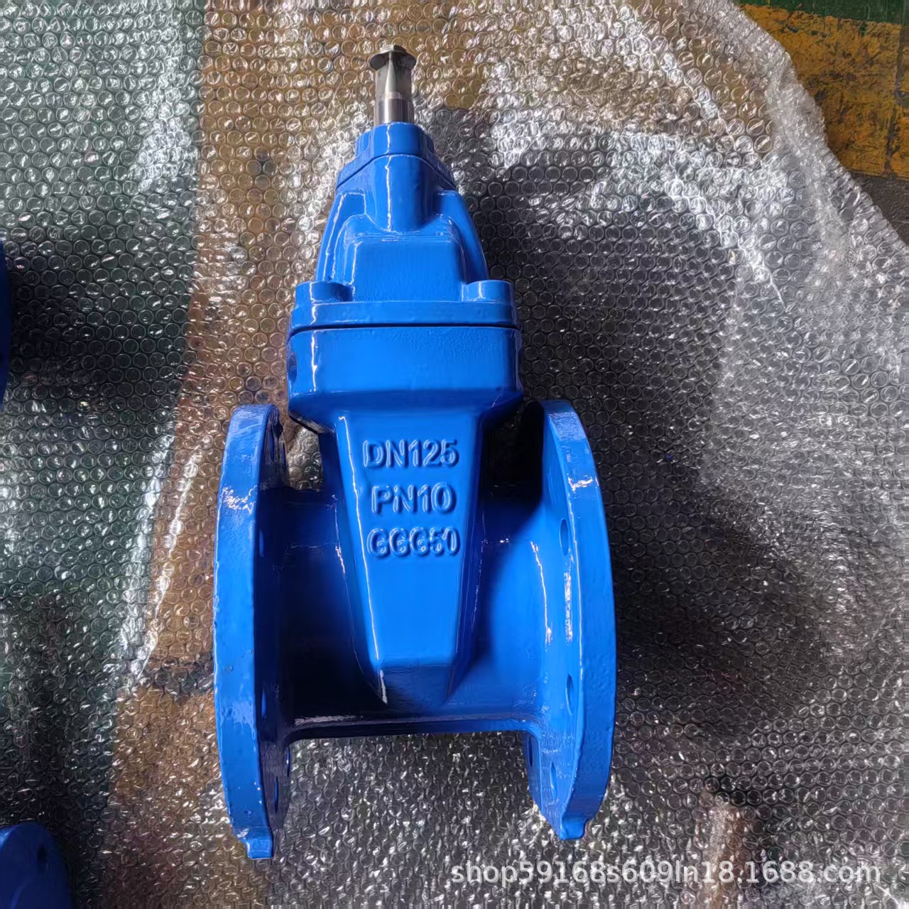 德标橡胶密封Z45X闸阀 球墨铸铁PN25弹性座封闸阀