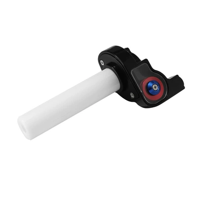 Off-Road Motorcycle Modification Parts, Large Twist Throttle Handle, Visible Throttle Handle, Aluminum Alloy Nylon Handle Core (Motosiklet ləvazimatları və aksesuarları) - red-core
