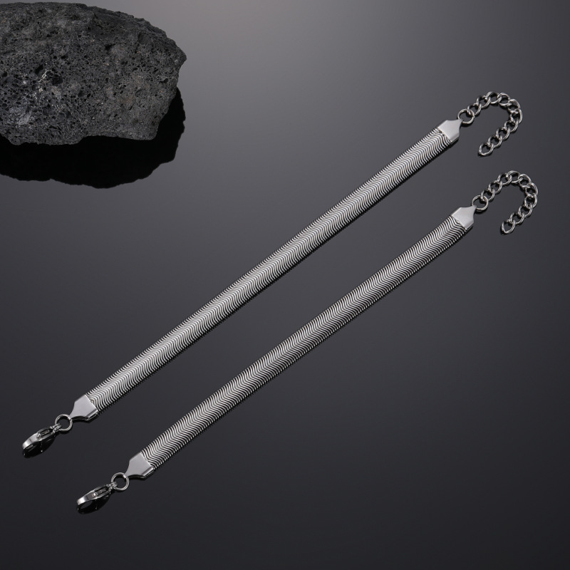 Fashion Geometric Titanium Steel Polishing Necklace 1 Piece