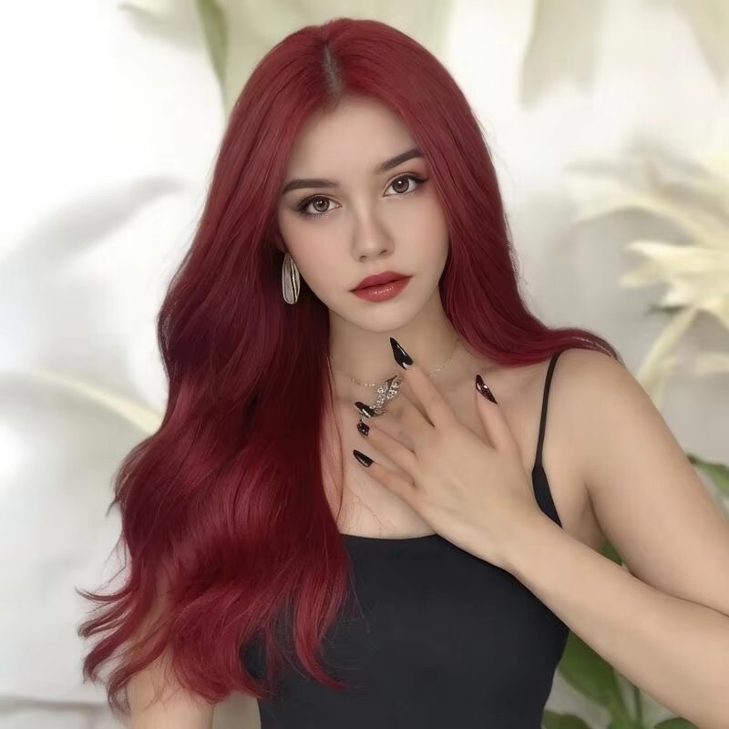 Amazon Foreign Trade European and American Long Curly Hair Full Wig Chemical Fiber Wig European and American Stable Supply Factory Wholesale Amazon Foreign Trade European and American Long Curly Hair Full Wig Chemical Fiber Wig European and American Stable Supply Factory Wholesale