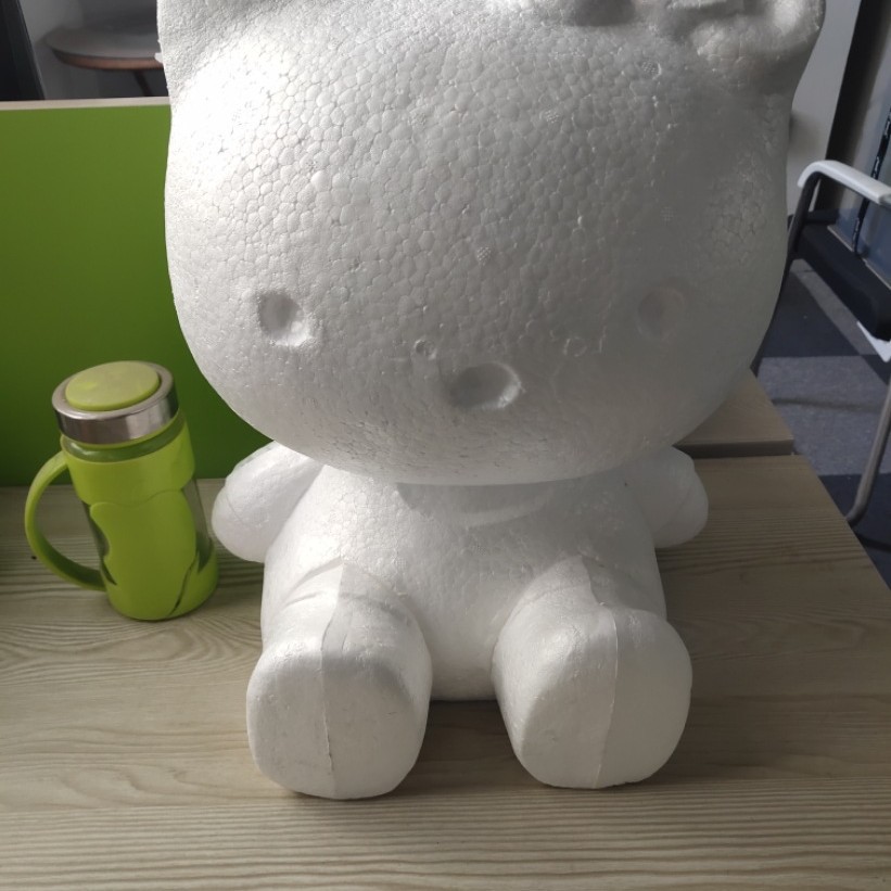 Oso Rosa molde oso modelo embrión blanco Qixi Día de San Valentín EPS Poli Dragón blanco espuma oso Clavel