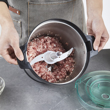家用电动绞肉机全自动大容量料理机跨境家用碎肉碎菜辅食机厂家