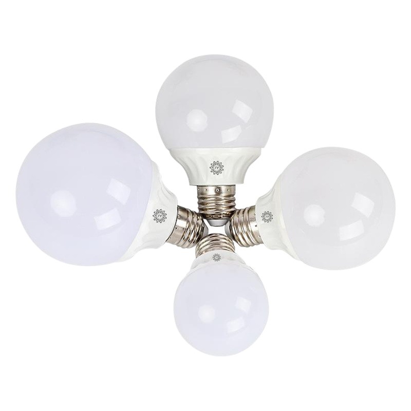 Bombilla LED con forma de bola de dragón, tricolor, para decoración de bodas, maquillaje, fotografía, espejo, sin parpadeo, protección para los ojos