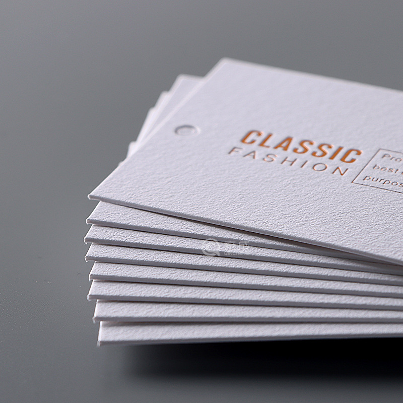 High -end special paper clothing tags customized women's clothing qualified certificate label production printing general spot wholesale