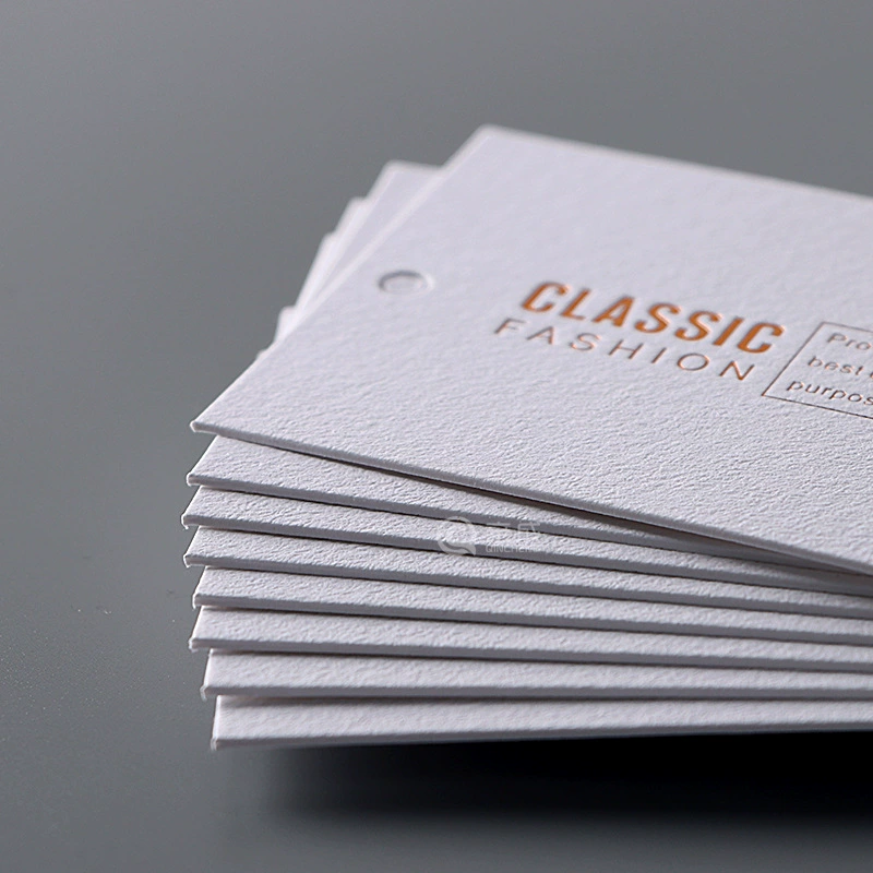 High -end special paper clothing tags customized women's clothing qualified certificate label production printing general spot wholesale