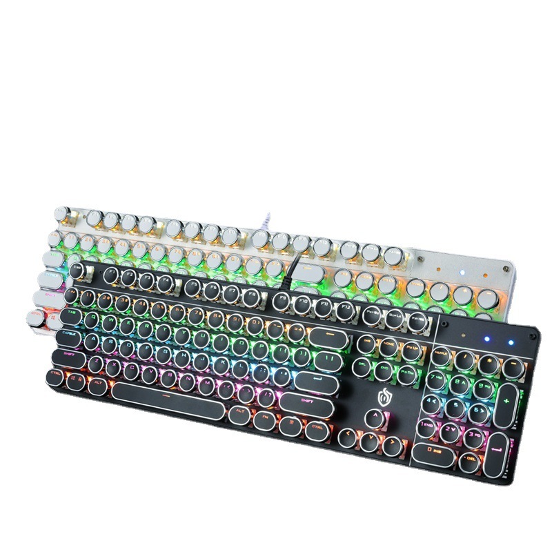 美尚e族hjk 920パンク機械キーボード104キー金属バックライトコンピュータ有線キーボードアマゾンクロスボーダー|undefined