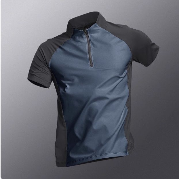 Cycling Clothing Men's Mountain Road Cycling Suit Ice Silk Summer Short-Sleeved Shorts Tight Sports Pants