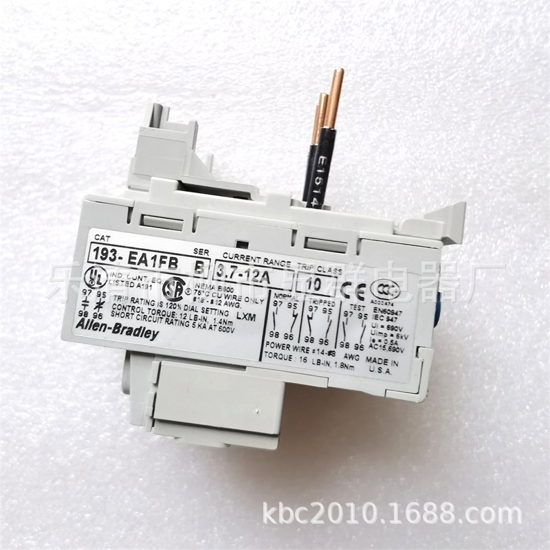 AB 罗克韦尔 热继电器 193-EA1FB  3.7-12A替代193-1EEDB 现货