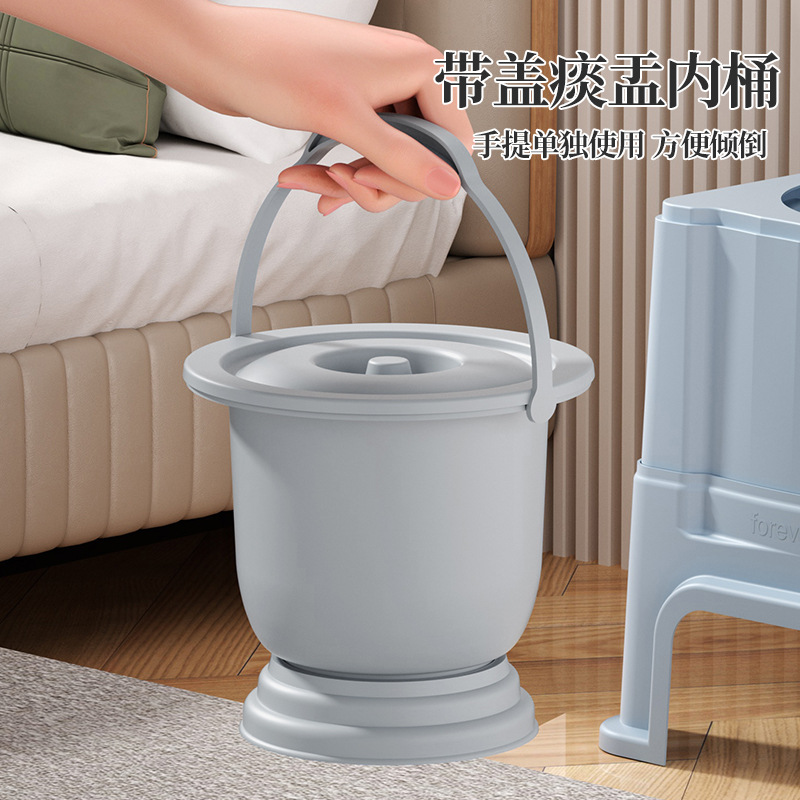 Taburete de inodoro móvil para ancianos, taburete de escupidera junto a la cama, inodoro desodorante para mujeres embarazadas, taburete de inodoro portátil, taburete de inodoro