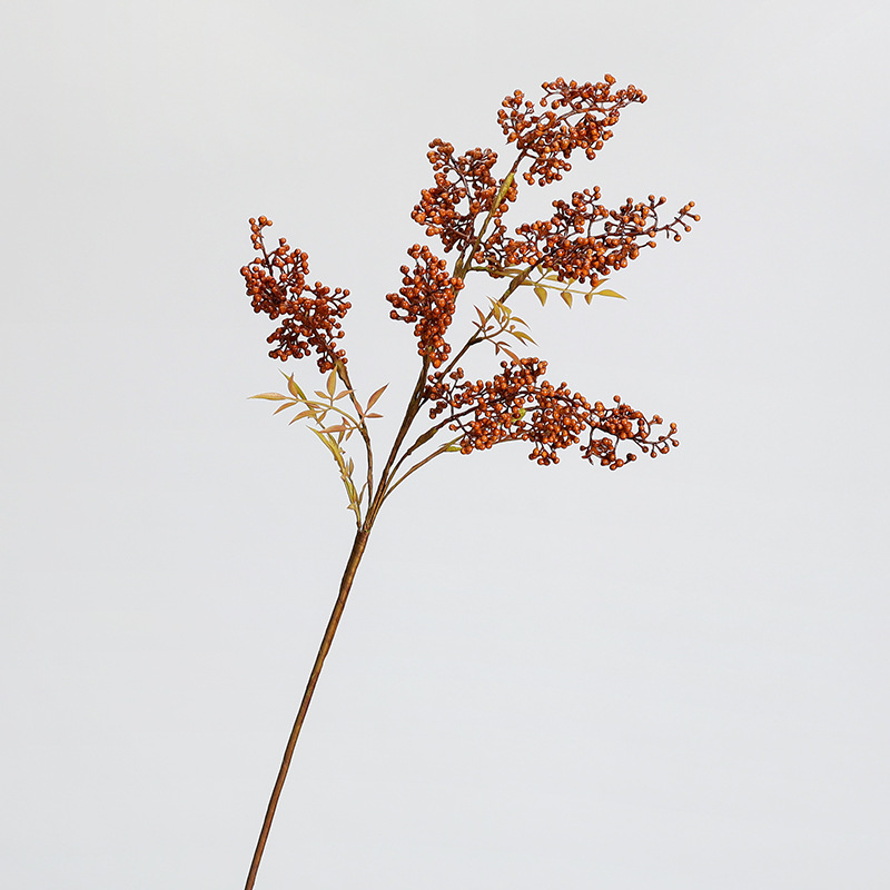 7 포크 난디나 대나무 열매 가지 커피 색상