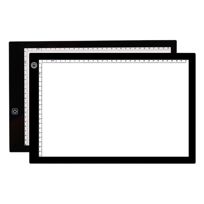 Alta mesa de copia de acrílico transparente led blanco puro pintura luminosa copia tablero de retroiluminación caligrafía práctica mesa transparente