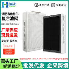 适配布鲁雅尔滤网 空气净化器603复合hepa活性炭滤芯 Blueair滤网