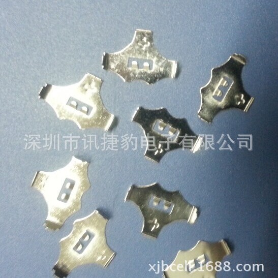 CR2032半圆电池扣，2032磷铜电池扣厂家