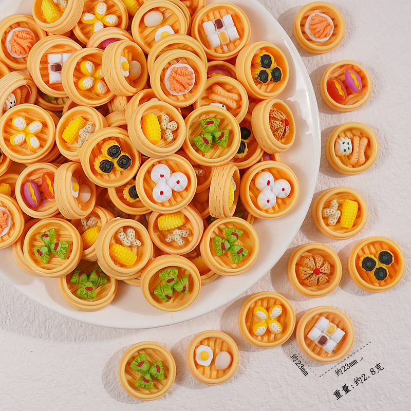 食品おもちゃパンシミュレーションミニチュア食品おもちゃ小さな装飾品樹脂 diy ジュエリーアクセサリーコンビニスーパーマーケット材料|undefined