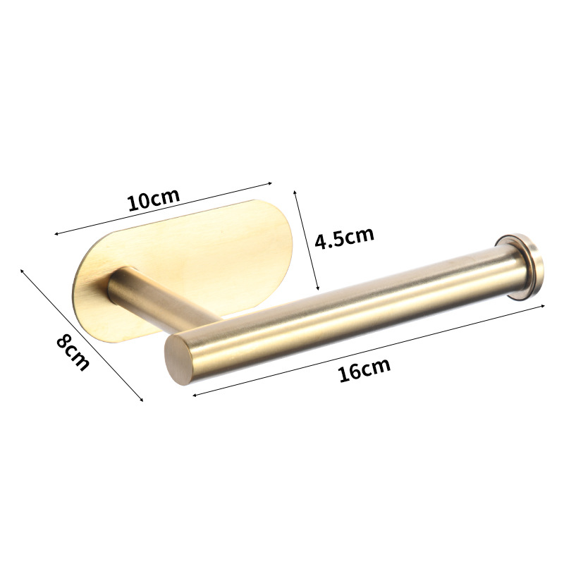 Colgante de acero inoxidable conjunto de baño hogar vida sin rastro pared tipo toalla de almacenamiento de toallas de gancho