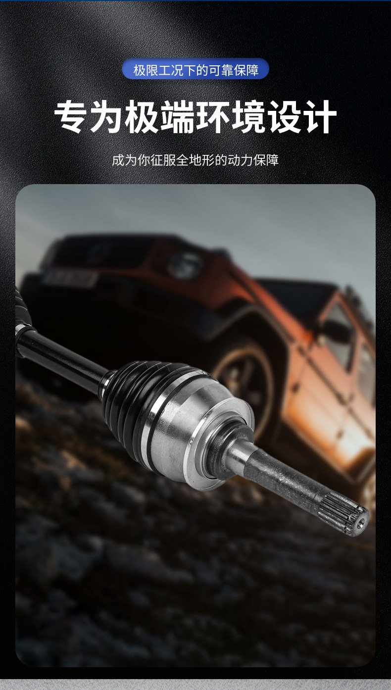 5085180Ad Universal Gm Half Shaft Assembly Car Chassis Parts High-Quality Parts 12-Month Warranty