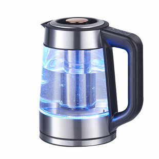 1.8L Large-Capacity Tea-Making Electric Kettle Manufacturer Customized Glass Hot Water Kettle Household Transparent Thickeneded Glass Kettle