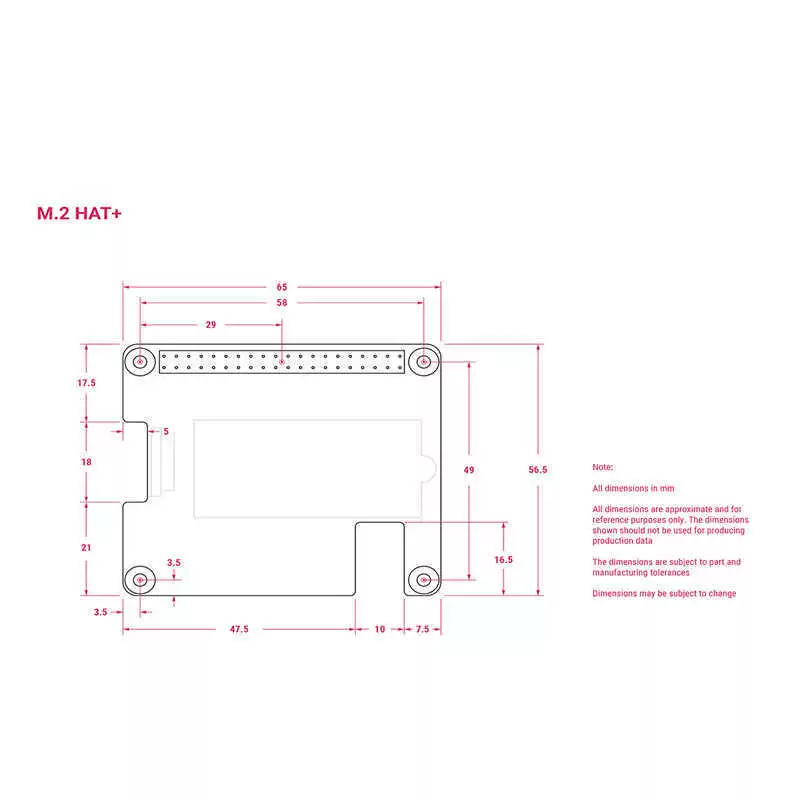 Официальный HAT PCIe M.2 для Raspberry Pi 5 + комплект Raspberry Pi AI